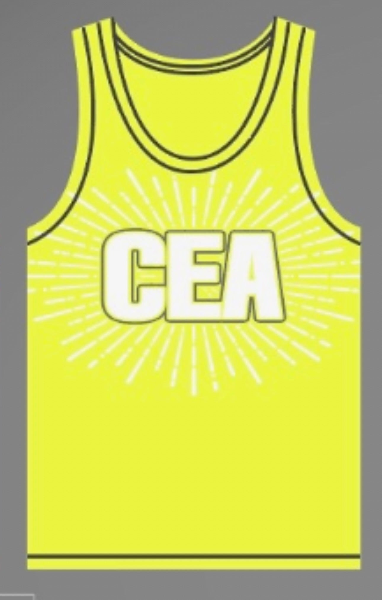 YELLOW TANK TOP CEA BLINGED