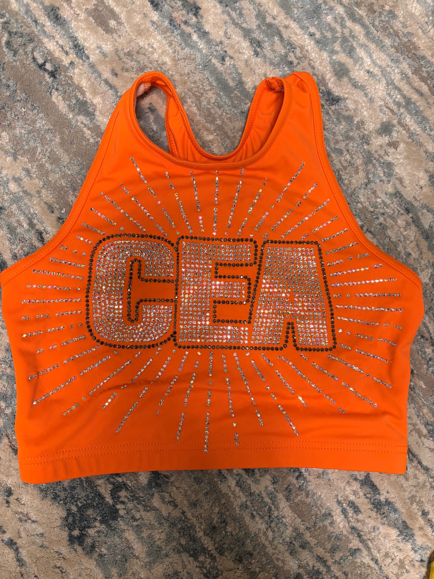 ORANGE CEA BLING Sports Top