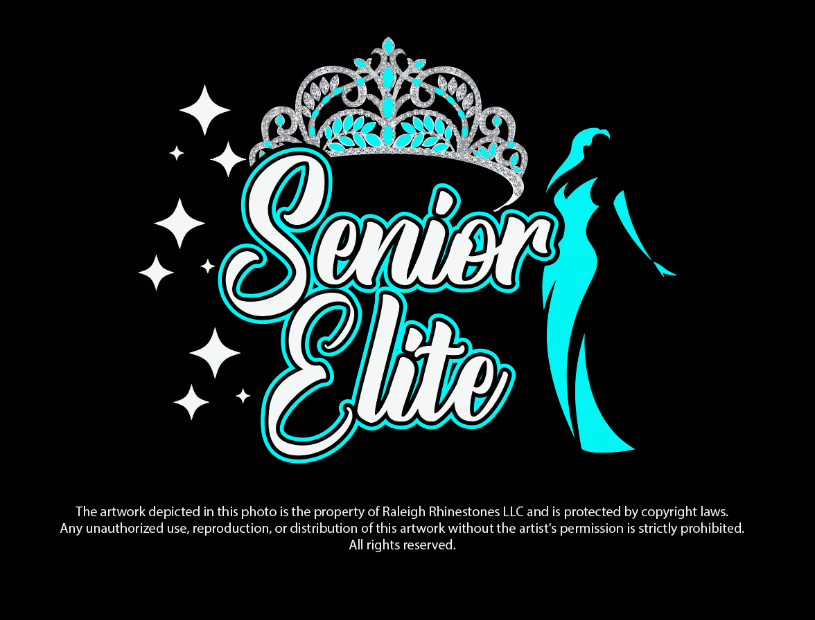 Senior Elite Miss Universe T-Shirt Raleigh Rhinestones