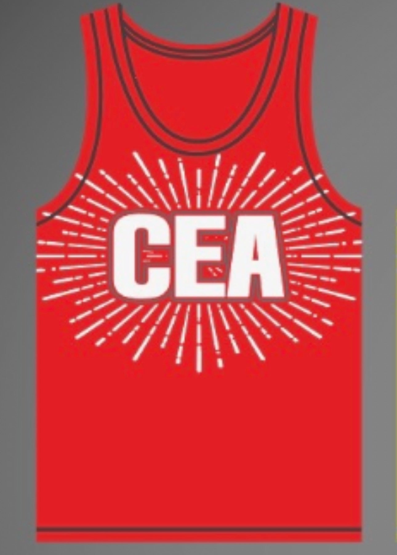 RED TANK TOP CEA BLINGED