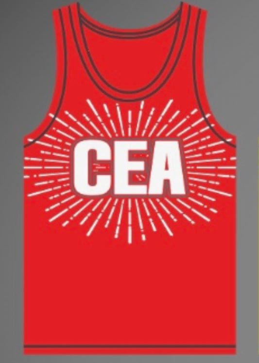 RED TANK TOP CEA BLINGED