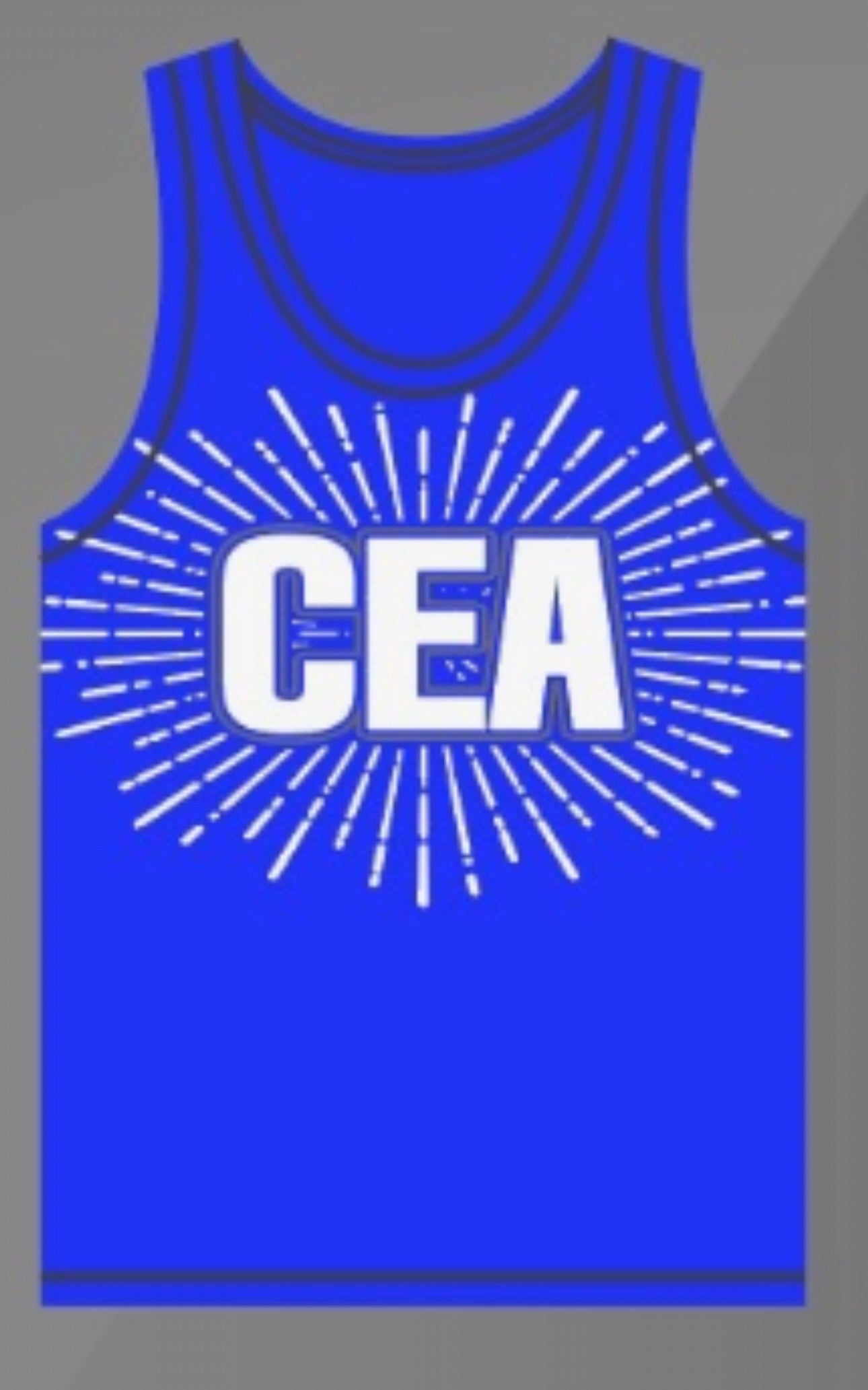BLUE TANK TOP CEA BLINGED