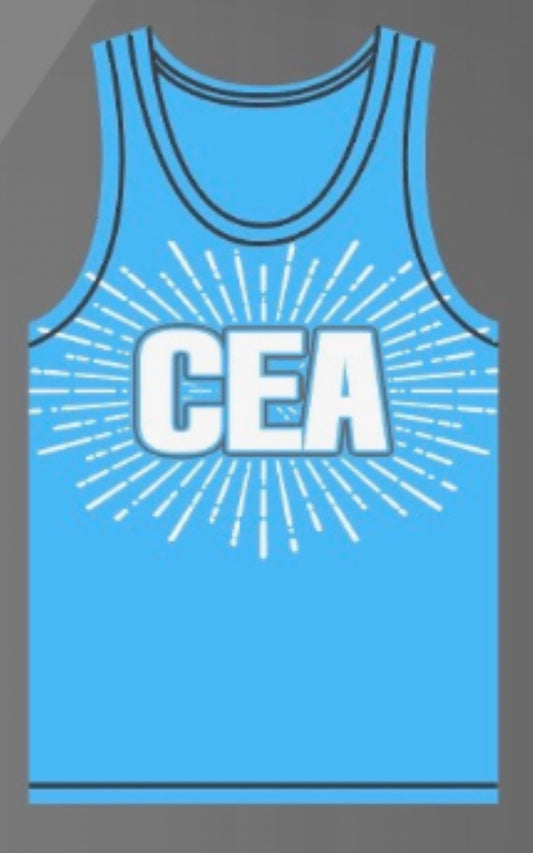 LIGHT BLUE TANK TOP CEA BLINGED