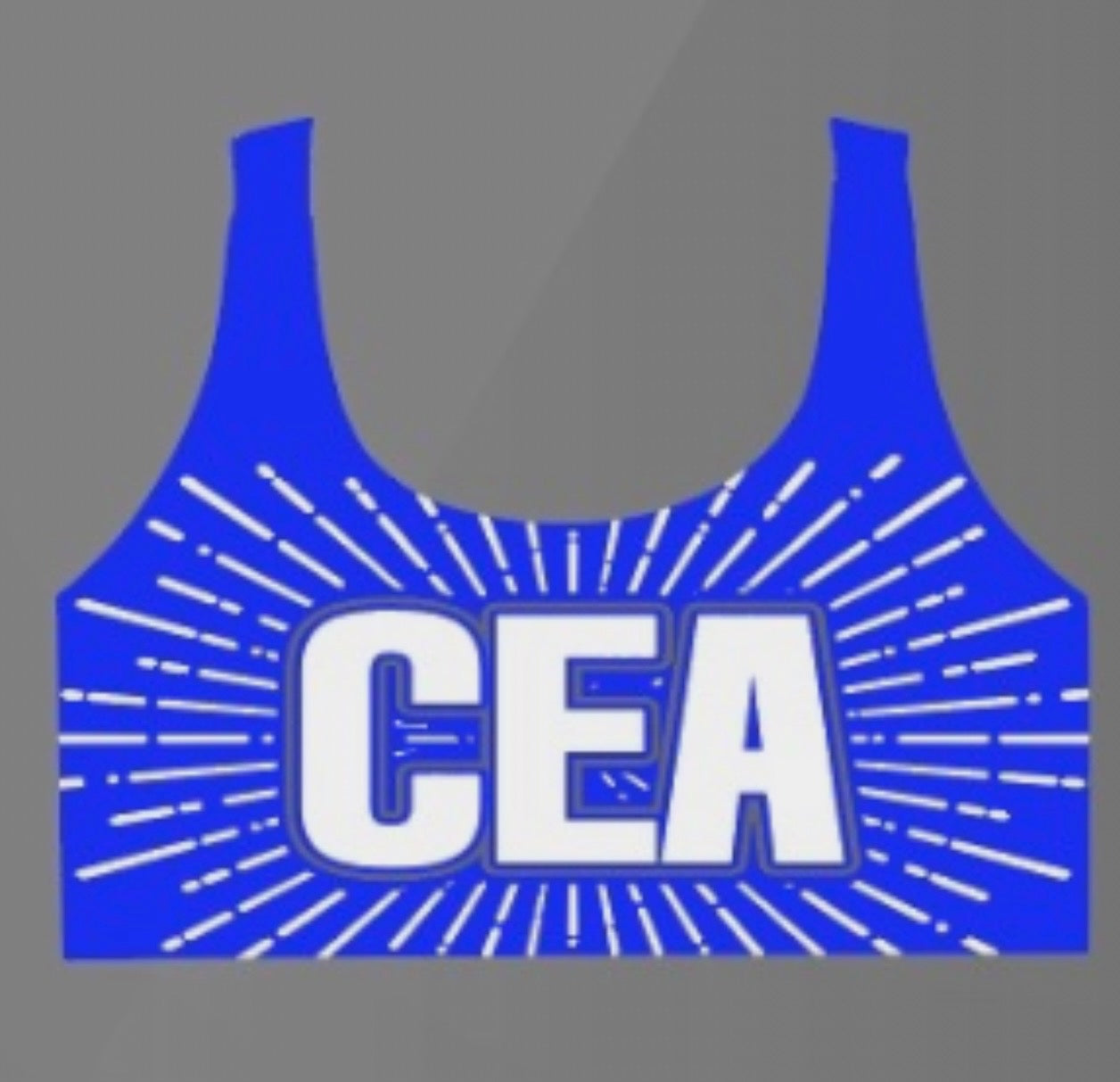 BLUE CEA BLING Sports Top